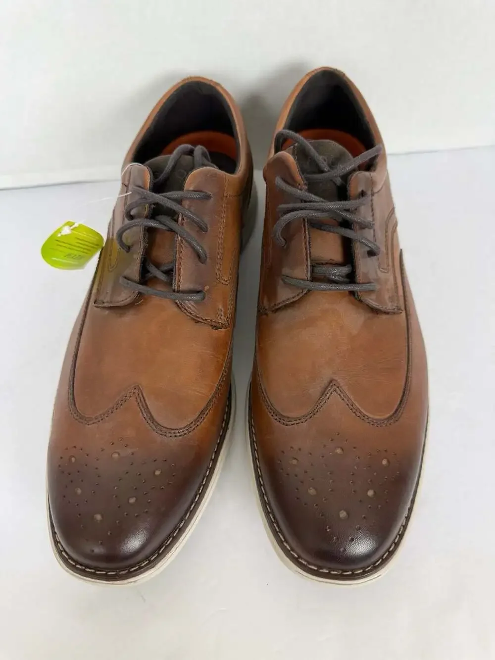 Rockport Men's Garett Wingtip Oxford Shoes in Cognac